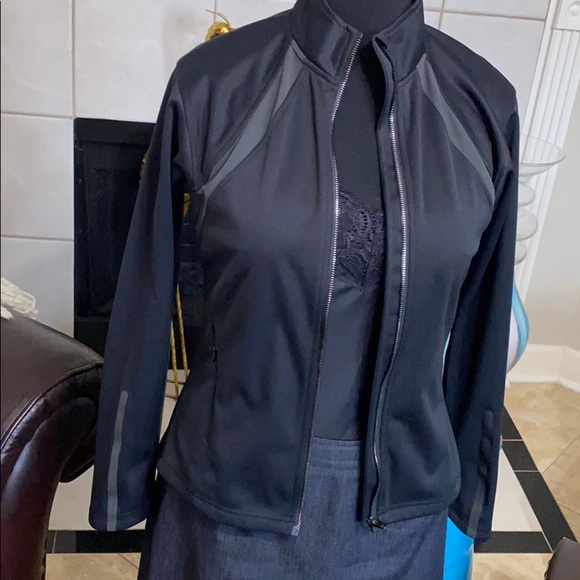 Athleta Mecaheat, Black Zippered Jacket🦾 - Picture 1 of 12
